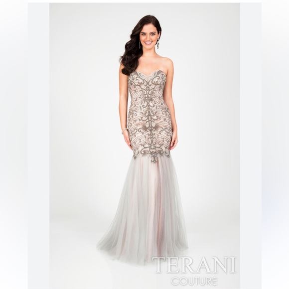 Terani Couture Prom Long Dress - Picture 1 of 17